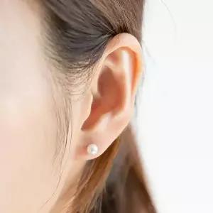 예스골드 14k 진주 귀걸이 데일리 귀걸이 한쌍 4mm