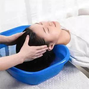 샴푸 보조대 휴대용 침대용 머리감기 간이 세발기 누워서 환자 어르신 플라스틱 간병용 재활용 이동식