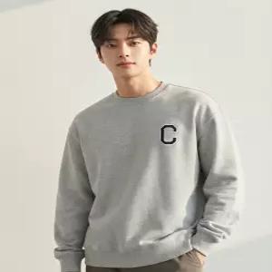 커버낫 C 로고 맨투맨 Melange Gray