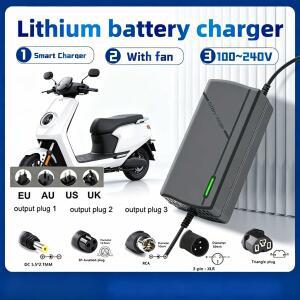 36V 48V 52V 60V 72V 2A 3A 5A 10S 13S 16S 20S 리튬이온 배터리 충전기 42V 54.6V 58.8V 84V 스마트 고속