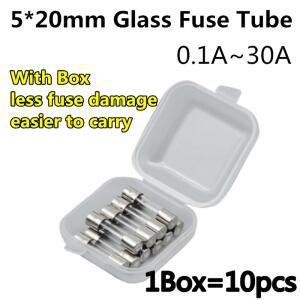 5 20 퓨즈 5x20mm 유리 퓨즈 0.1A 0.2A 0.25A 0.5A 1A 2A 3A 4A 5A 6A 6.3A 8A 10A 12A 15A 20A 25A 30A 250V 5 20mm 블로우 5x20