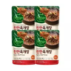 (e)CJ 비비고 진한육개장 500g x4개