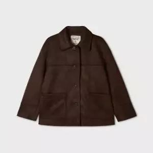 후아유 WHOAU Synthetic Suede Half Jacket WHJKG49 2F