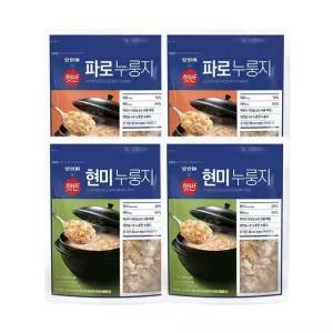 (e)CJ 햇반 오쌀미X햇반 파로누룽지 800g x2개 + 현미누룽지 800g x2개