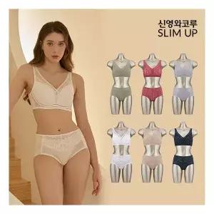 아네타 신영와코루 슬림업 리얼실크 브라팬티 12종_C53