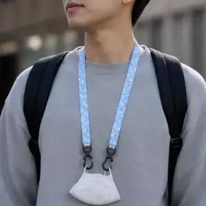 ( )마스크스트랩 분실방지 목걸이형 넓은 스트랩 패턴 57cm 외출용 데일리