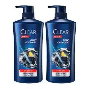 클리어 맨 딥 클린 샴푸 650ml 2개