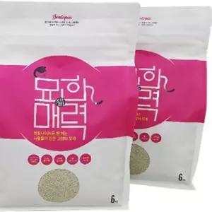 C7_프리미엄고양이모래 6kg 3봉지 냄새 먼지 싹 피부보호