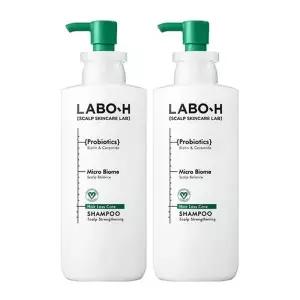 라보에이치 탈모케어 두피강화 샴푸 400ml 2개