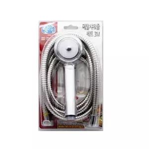 [QN297ZB6]BTM 메탈 샤워줄 샤워기 세트 3M 290561