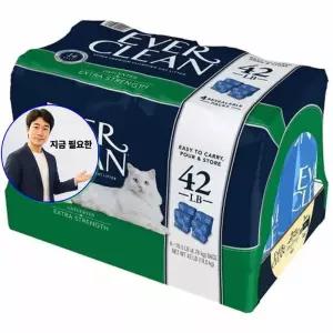 지금 필요한 UN 고양이모래 에버크린 무향 19kg