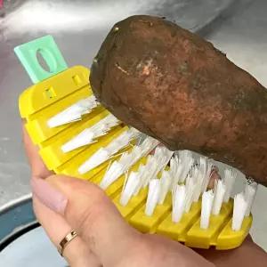 전복손질 야채 세척솔 당근브러쉬