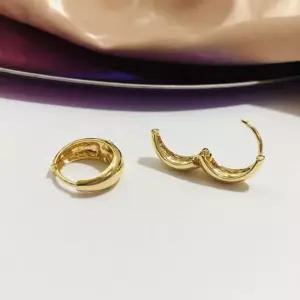VIDS-SS1435 이무 18k 원터치 링귀걸이 골드 데일리