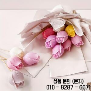 실리콘 튤립 양초 금형 DIY 꽃다발 아로마 테라피 스톤 수제 비누 장식 테마 불규칙한