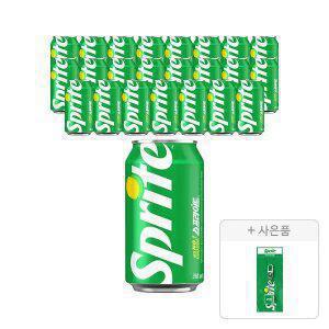 [코카콜라] 스프라이트 350ml, 24개 + 증정(스프라이트 키캡키링, 주문시 100%증정)