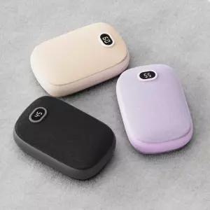 디버스1+1 패브릭3,600mAh 손난로 보조배터리 양면발열 핫팩 충전식 대용량 보조배터리