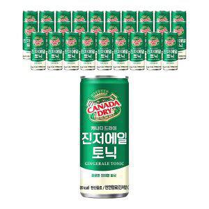 캐나다드라이 진저에일, 250ml, 30개