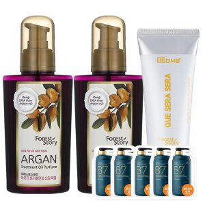 [추석 초.특.가.행사] 아르간 오일 헤어에센스 퍼퓸 120ml 2개+핸드크림 60ml+샴푸5매