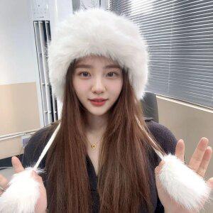 따듯한 방울 모자(아이보리) 털모자