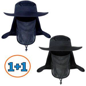 1+1 정글모 남성 차양 선쉐이드모자 사계절 여름 햇빛가리개 기능성 등산 모자(2개세트