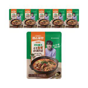 아워홈X편스토랑 찬또배기 고기듬뿍 순대전골 550g, 6개