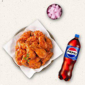 [멕시카나치킨] 양념치킨+콜라1.25L