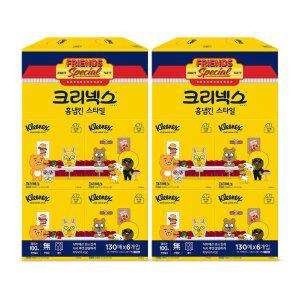 크리넥스 X 카카오프렌즈 홈냅킨 스타일, 130매, 6입, 2개