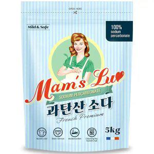 맘스럽 과탄산소다 파우치 5kg 저자극 세제 얼룩제거제 표백제