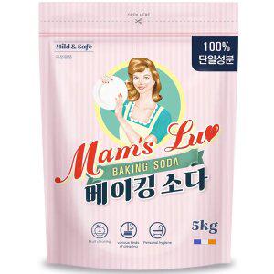 맘스럽 베이킹소다 파우치 5kg 냄새제거 탈취 세탁보조제