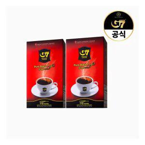 G7 퓨어블랙 라이트 110개입 x 2개 (총 220T) / 베트남 블랙 다크 아메리카노