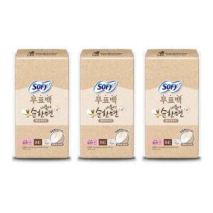 쏘피 내몸에 순한면 무표백 팬티라이너, 일반, 84매, 3개