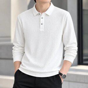 남성 올드머니 케이블 긴팔 카라티셔츠 가을 폴로티 클래식 출근룩