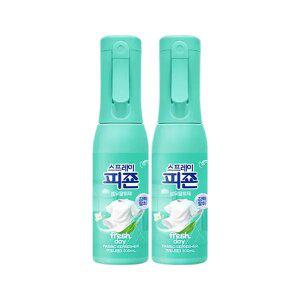 스프레이 피죤  섬유탈취제 실내건조 안개분사형 프레시데이 200ml, 2개