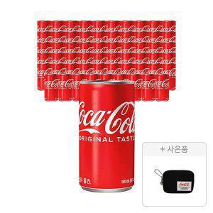 [코카콜라] 코카콜라 190ml, 60개 + 증정(코카-콜라 카드지갑 키링, 주문시 100% 증정