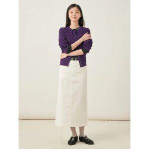 [빈폴레이디스] 롱 치노 스커트  화이트 (BF5827C221)