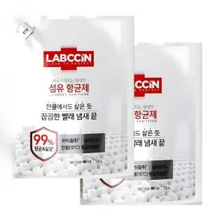 애경 랩신섬유항균제 2L 파우치 리필형 2개