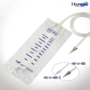 [협성] 바일백(담즙백) HS-U-400/HS-U-400-3 (400ml) 허벅지에 착용하는 소변백