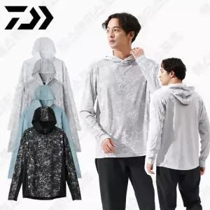 다이와 DAIWA 2025 낚시복 상의 긴팔 후드 메쉬 자외선차단 여름 DE-3625