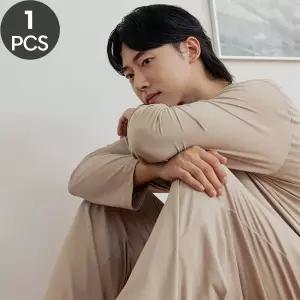 남성긴팔잠옷세트 가을 겨울 잠옷 홈웨어 상하 슬림 피치 기모 무지 선물