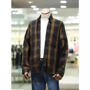 [본]BON F/W 리오셀 실키 체크 오버핏 셔츠 BNEFBA616[35676817]