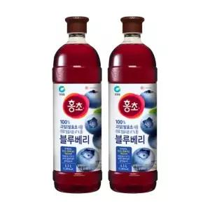 청정원 홍초 블루베리 1.5L x 2병