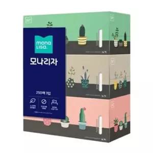 자재 모나리자 라이브스마트 각티슈 벨라지오 밸라지오 팩(1개입) 250매 3곽1팩