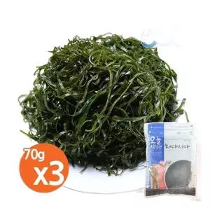 채로 썰었더니 간편해진 채다시마 70g x 3봉 불로초 샐러드 KEJ703