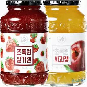 와플 팬케이크 사과잼 딸기잼 토스트 홈카페 각1KG