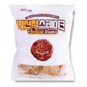 수앤서A 산적 고기 60g 떡산적 갈비 스테이크 2kg 33개이상 생활