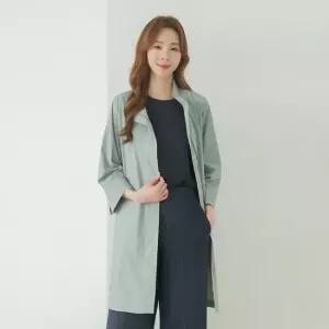 PAT 나일론 혼방 하이넥 코트_1I41101