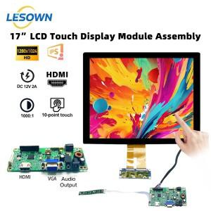 LESOWN 17in IPS LCD 디스플레이 모듈 1280x1024 500cd/m2 1000:1 PC Raspberry Pi Arduino DIY 프로젝트