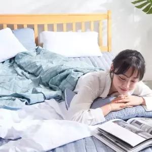 [에이치플러스몰]린넨홑겹이불 얇은 차콜 여름이불 시원한 슈퍼싱글 인견 여름침구