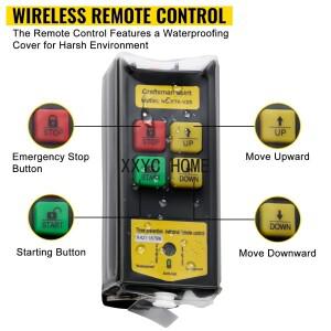 VEVOR 440 880 550 660 1100 1320 2200lbs 전기 호이스트 크레인 휴대용 윈치 오버헤드 리프트 33ft/min 무