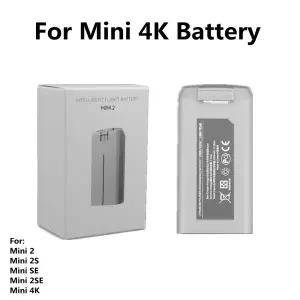수집품 RC 미니 4K 배터리 용량 2250mAh 2/4K/SE/2SE 시리즈 드론 호환 교체 액세서리 새 제품